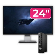 Pachet Calculator DELL OptiPlex 7080 Mini PC, Intel Core i5-10500T, 24
