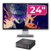 Πακέτο Υπολογιστή Fujitsu Esprimo Q958 Mini PC, Intel Core i5-8400, 8GB, 256GB SSD, Οθόνη 24