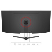 Monitor LED Gaming Curbat 34 inch OptimX MT34J, 100Hz, Ultra Wide 3440x1440