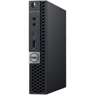 Μεταχειρισμένος Υπολογιστής DELL OptiPlex 7060 Mini PC, Intel Core i5-8500T, 8GB RAM, 256GB SSD
