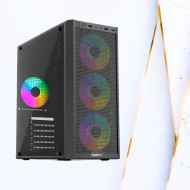 OptimX Prime 2 – Caja Media Torre ATX con RGB y Ventiladores Avanzados OptimX Prime 2 – Caja Media Torre ATX con RGB y Ventiladores Avanzados