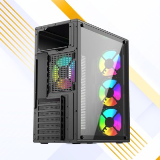 OptimX Prime 3 – Carcasă ATX cu Sticlă Temperată și Ventilatoare RGB OptimX Prime 3 – Carcasă ATX cu Sticlă Temperată și Ventilatoare RGB