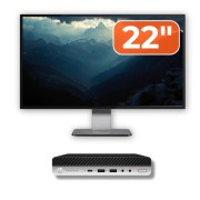 HP ProDesk 600 G5 MiniPC με Οθόνη 22 HP ProDesk 600 G5 MiniPC με Οθόνη 22