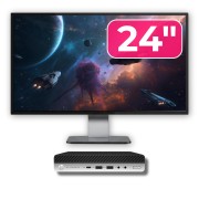Πακέτο Υπολογιστή HP EliteDesk 800 G5 Mini PC i5-9600 8GB 256GB SSD + Οθόνη 24