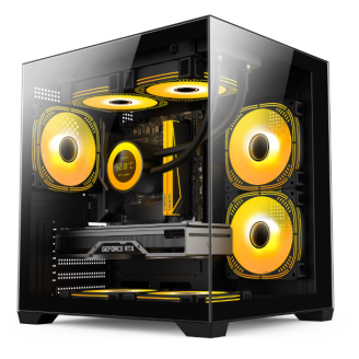 Sistem PC Gaming OptimX Ambra X, Intel Core i5-9500T, 16GB RAM, RX 580