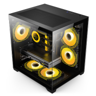 Sistem PC Gaming OptimX Prime Ambra, AMD Ryzen 5, 16GB, 512GB SSD