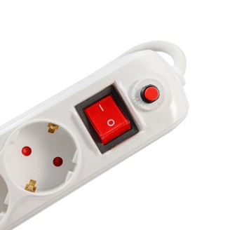 Πολύπριζο Spacer PP-5-45-USB, 5 πρίζες Schuko, 2 θύρες USB Quick Charge