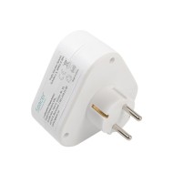 Adaptador Triple SPMS-3-WH, 3 tomas Schuko, 3500W, Blanco Adaptador Triple SPMS-3-WH, 3 tomas Schuko, 3500W, Blanco