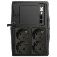 UPS Spacer Line Interactive 1000VA/600W cu management LCD și 4 x socket Schuko UPS Spacer Line Interactive 1000VA/600W cu management LCD și 4 x socket Schuko