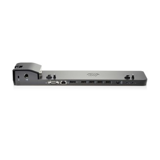 Docking Station HP 2013 UltraSlim D9Y32AA cu 2x Display Port și 4x USB 3.0 Maximizează-ți productivitatea cu Docking Station HP 2013 UltraSlim