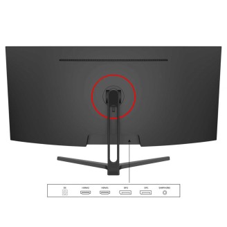 Monitor LED Office Pro Curbat 34 inch OptimX MT34J-1 Ultra Wide 2K