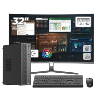 Paquete de Oficina OptimX T5 SFF - Intel Core i5-10400, 8GB RAM, 256GB SSD