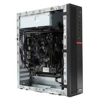 Sistem Desktop Office OptimX T5 SFF cu Intel Core i3-10100, 16GB RAM, 512GB SSD