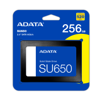 ADATA SU650 SSD 256GB 2.5 Inch SATA-III - Performanță Rapidă