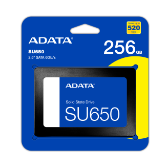 ADATA SU650 SSD 256GB 2.5 Pulgadas SATA-III - Rendimiento Rápido