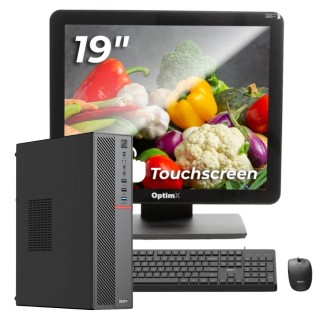 Sistem POS OptimX T5 SFF cu Procesor G6400T și Monitor Touchscreen Soluția Ideală pentru Retail și HoReCa