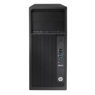Workstation Refurbished HP Z240 Tower - Intel Xeon E3-1245 V5, 16GB RAM, 256GB SSD