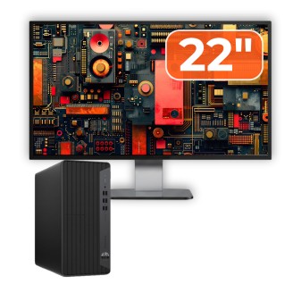 Pachet Calculator HP EliteDesk 800 G6 cu Monitor 22" Experiență de lucru optimizată cu HP EliteDesk 800 G6